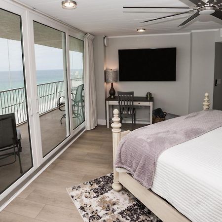 New Rental - 3Br 3Ba Corner Beachfront - 2024 Remodel - 3 Pools, Tiki Hut, Gym, Tennis Panama City Beach Zewnętrze zdjęcie